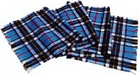 Brushed Wool Tartan Scarf