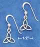 triquetra knot earrings in celtic style