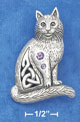 celtic cat pin