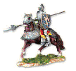 French Medieval Knight Figurine