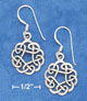 celtic knot round earrings