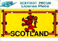 Scottish Irish & Welsh License Plates