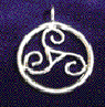 celtic triskle pendant